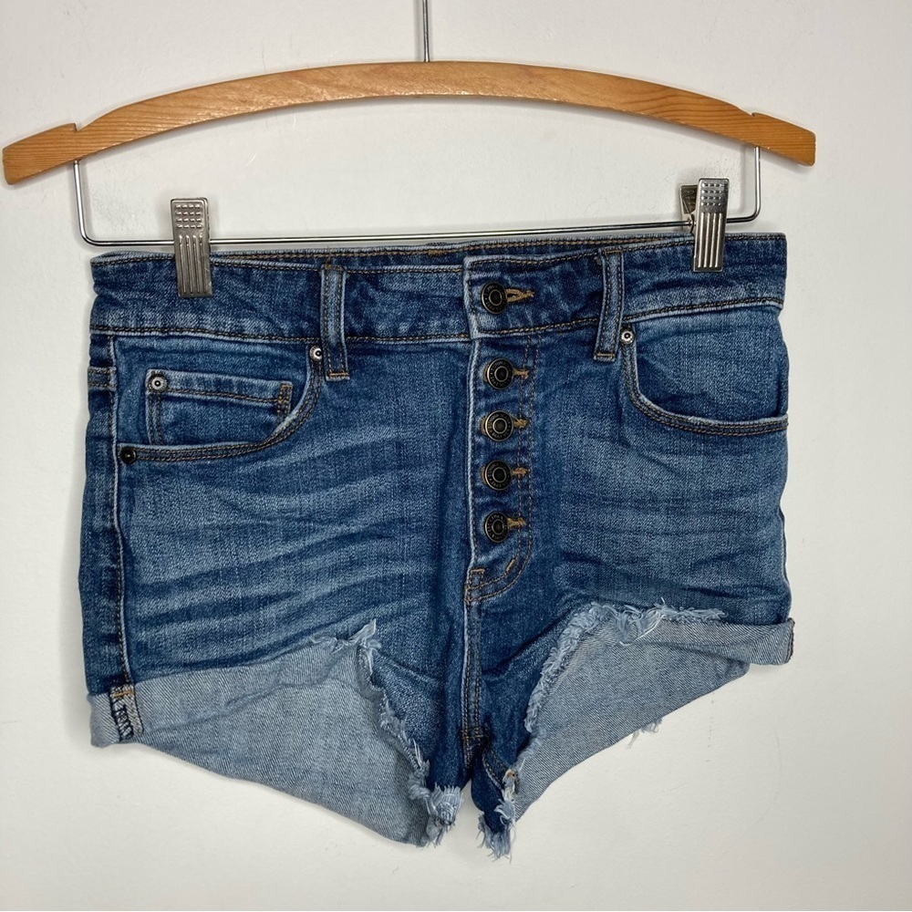 Eunina Kara high Rise high low rolled‎ Shortie size small